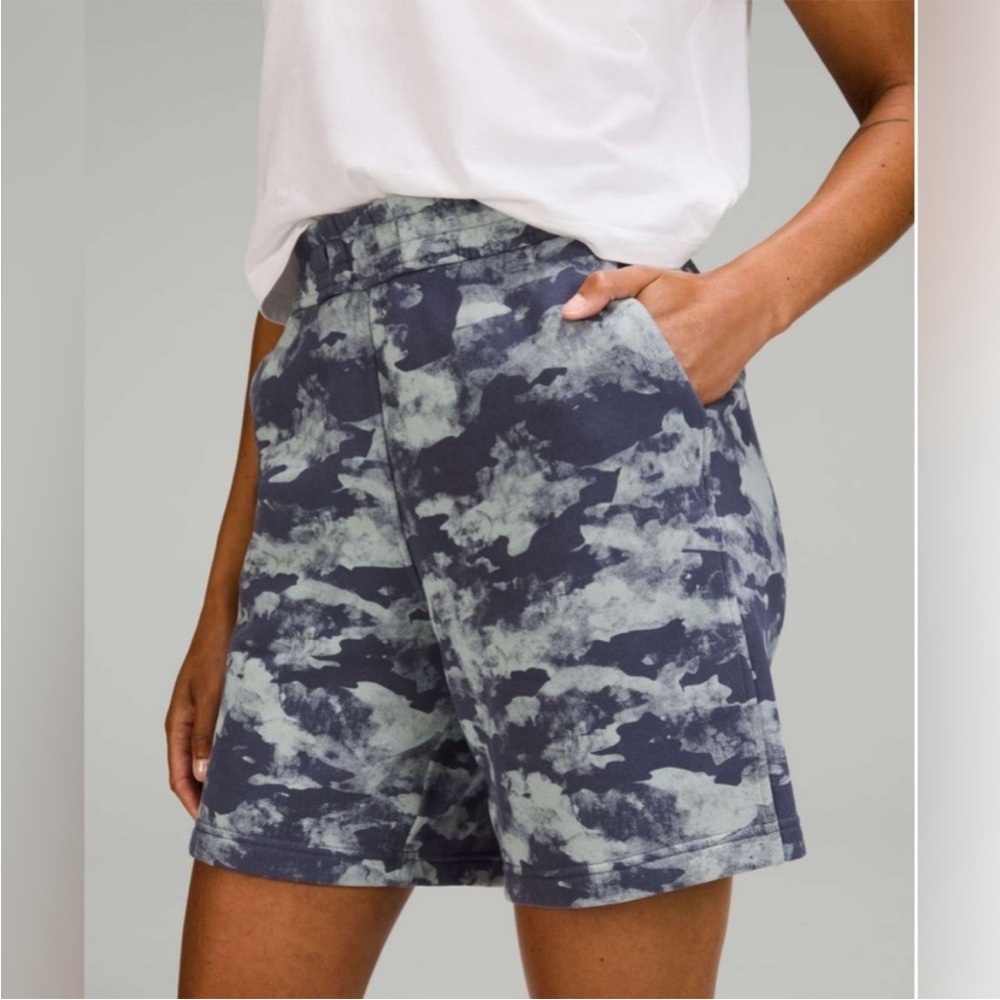 lululemon athletica Blue and White Women's Shorts